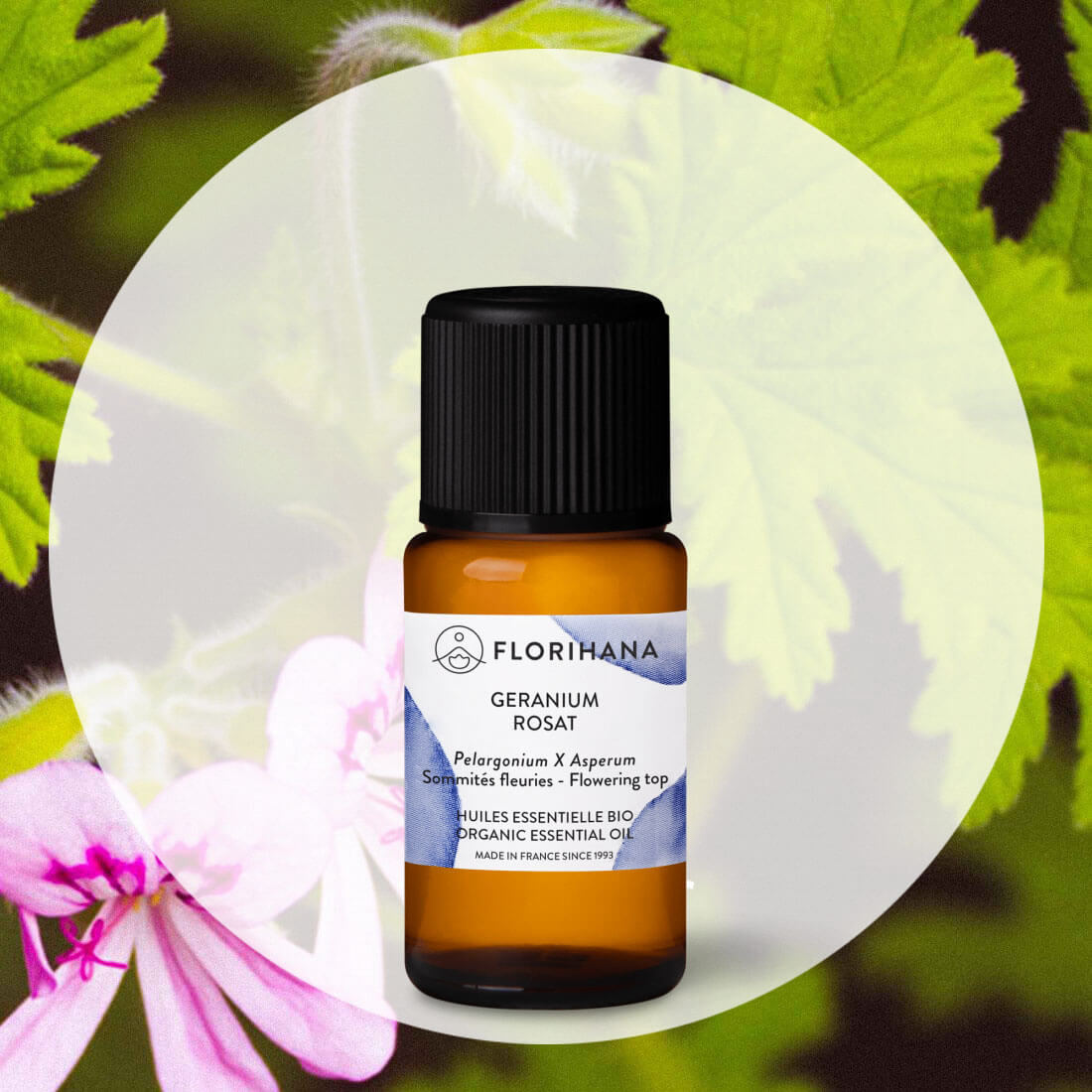 Florihana - Geranium Rosat Organic Essential Oil