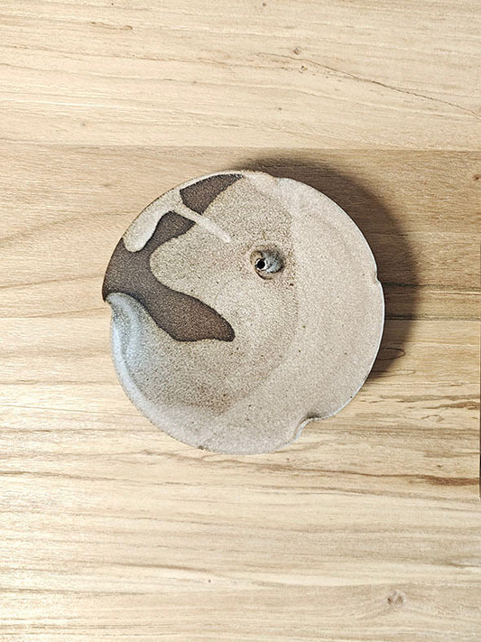 Theta Studio Handmade Ceramic Incense Plate- Flow (002)