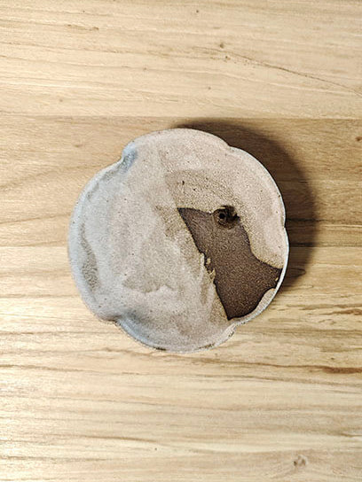Theta Studio Handmade Ceramic Incense Plate- Flow (003)