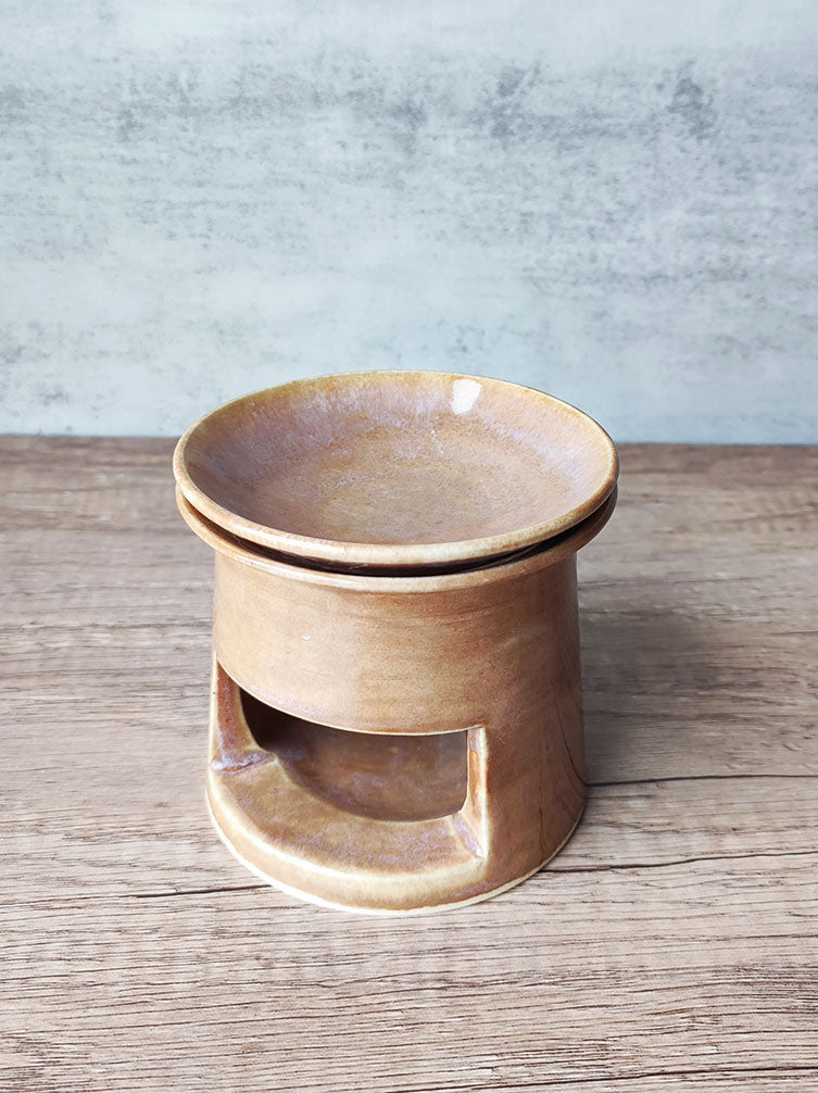 MA.KET X Theta Studio Handmade Ceramic 4 ways Frankincense & Essensial Oil Incense Burner Set