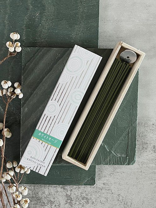日本 京都 線香 香彩堂 香港 百樂香 白鼠尾草香 Japan Kyoto incense stick Kousaido HK Hyakuraku-Kou White Sage