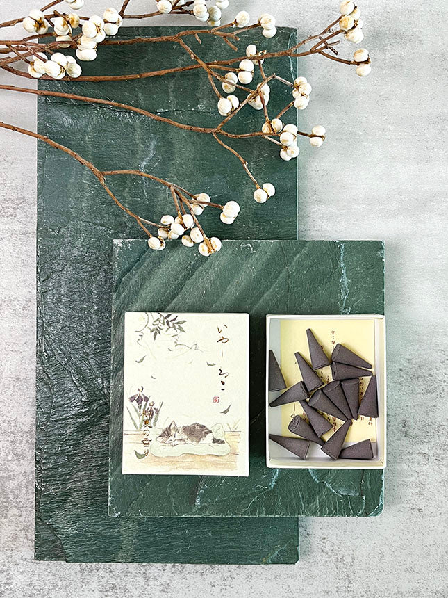 日本 京都 線香 香彩堂 香港 治癒貓系列 深秋 塔香 補充裝 Japan Kyoto incense stick Kousaido HK Iyashi-Neko Late Autumn Incense Cones Refill 1