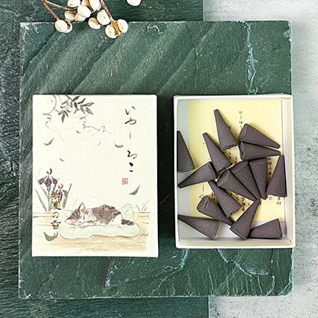 日本 京都 線香 香彩堂 香港 治癒貓系列 深秋 塔香 補充裝 Japan Kyoto incense stick Kousaido HK Iyashi-Neko Late Autumn Incense Cones Refill 1