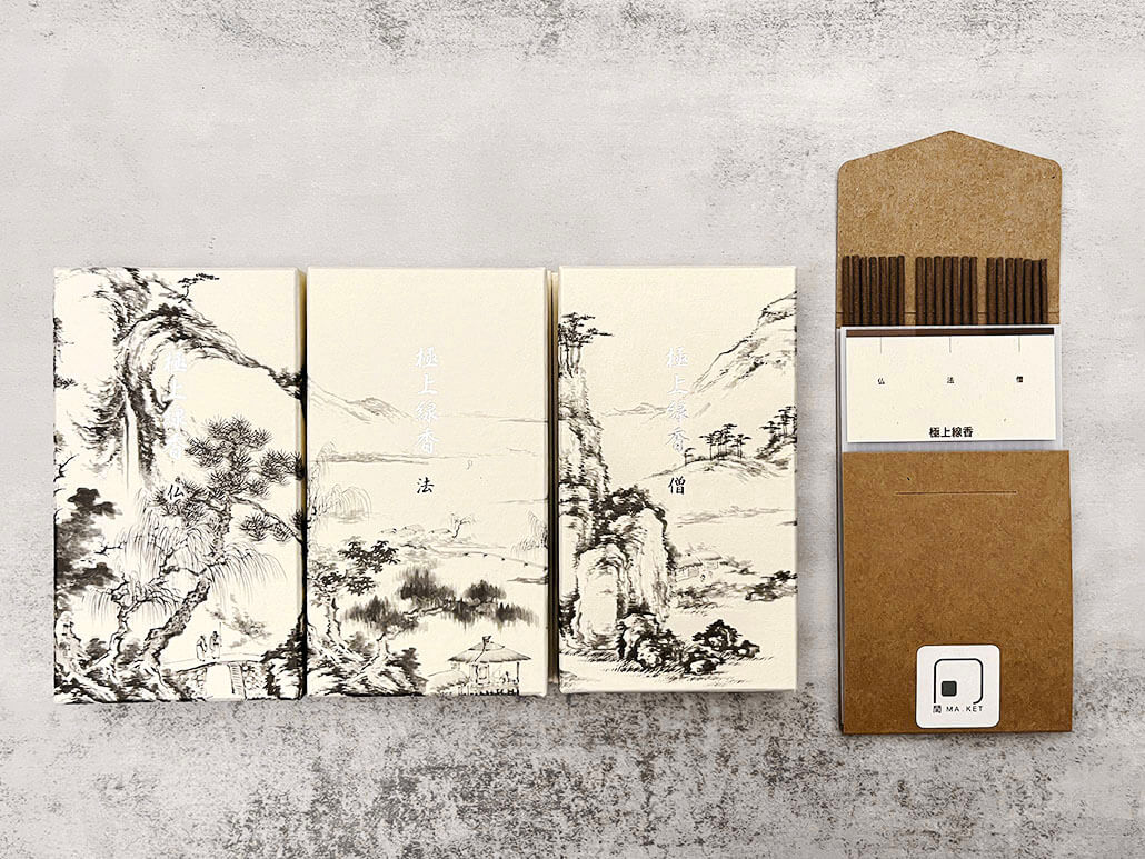 日本 京都 線香 香彩堂 香港 極上線香 仏 法 僧 試用裝Japan Kyoto incense stick Kousaido HK Premium Kyoto Incense Dharma Buddha Monk Incense Stick Tasting Pack