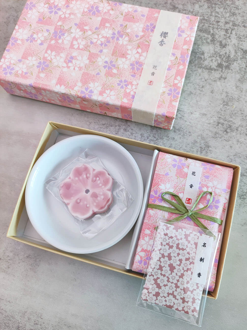 日本 京都 線香 香彩堂 香港 櫻香 花音 禮盒 Japan Kyoto incense stick Kousaido HK Sakuraka Kanon Incense Gift Set