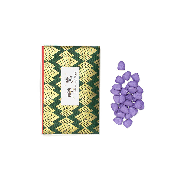 日本 京都 線香 印香 松榮堂 香港 源氏桐壺印香Japan Kyoto incense stick Shoyeido HK Molded Incense Genji Kaori Paulownia Pot Incense