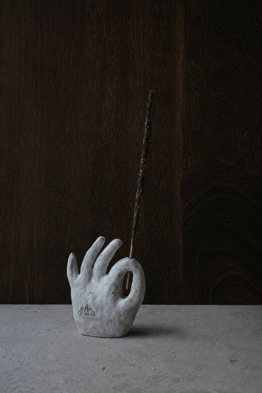 SauHan Studio- Everything OK Handmade Ceramic Incense Holder