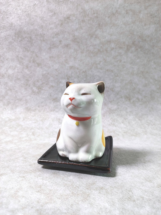 日本 京都 線香 松榮堂 香港 麗香爐 小貓 香皿 香立 線香碟 Japan Kyoto incenseburner Shoyeido HK Rei-Incense burner Small Cat Incense Burner