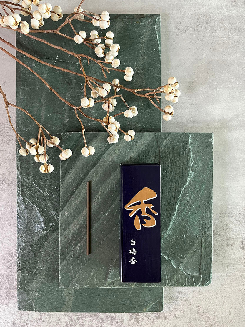 日本 京都 線香 香彩堂 香港 風姿花伝  白梅香 Japan Kyoto incense stick Kousaido HK Fuushi Kaden White Plum Blossom