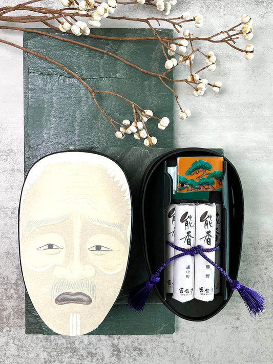 日本 京都 線香 香彩堂 香港 能香 翁禮盒裝 Japan Kyoto incense stick Kousaido HK Nohka gift box face type Okina