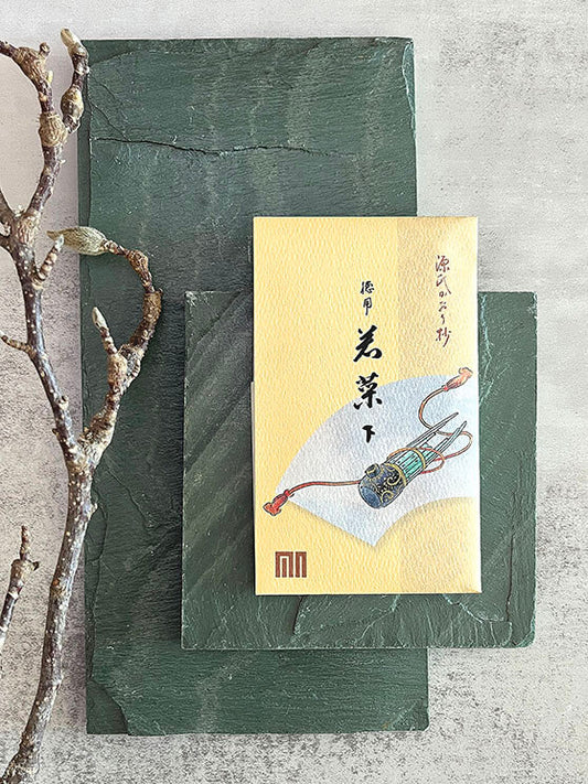 日本 京都 線香 印香 松榮堂 香港 源氏紅若菜下印香Japan Kyoto incense stick Shoyeido HK Molded Incense Genji Kaori Wakanashita Incense