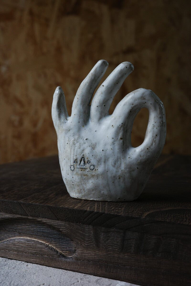 SauHan Studio- Everything OK Handmade Ceramic Incense Holder