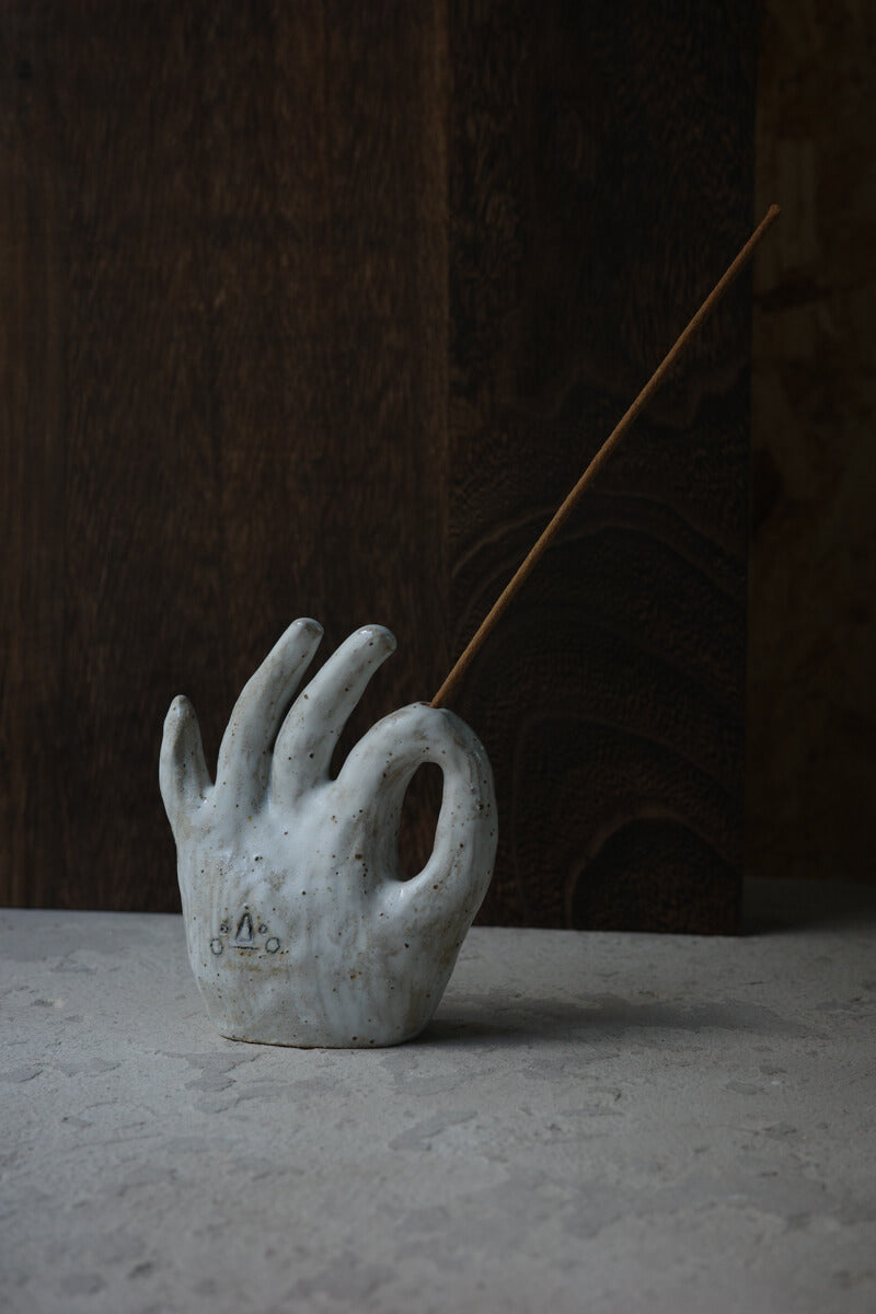 SauHan Studio- Everything OK Handmade Ceramic Incense Holder