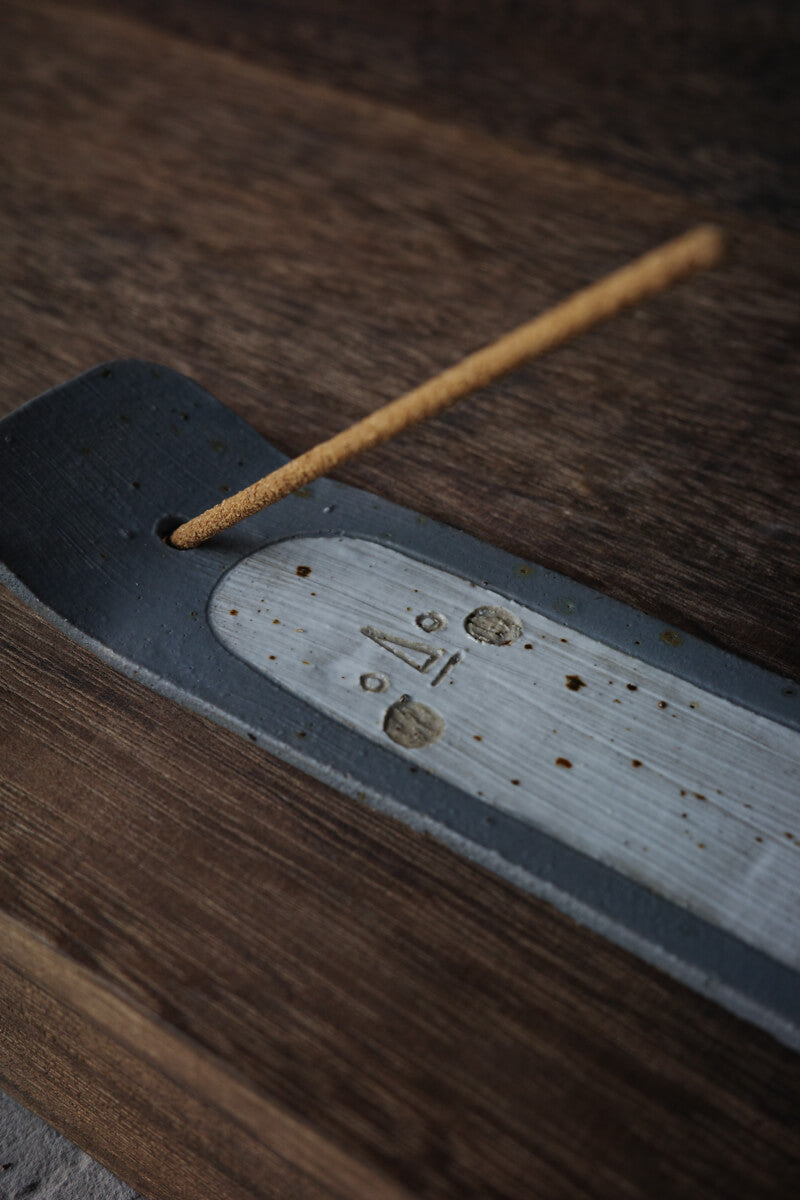SauHan Studio- Shadow Ghost Handmade Ceramic Incense Holder