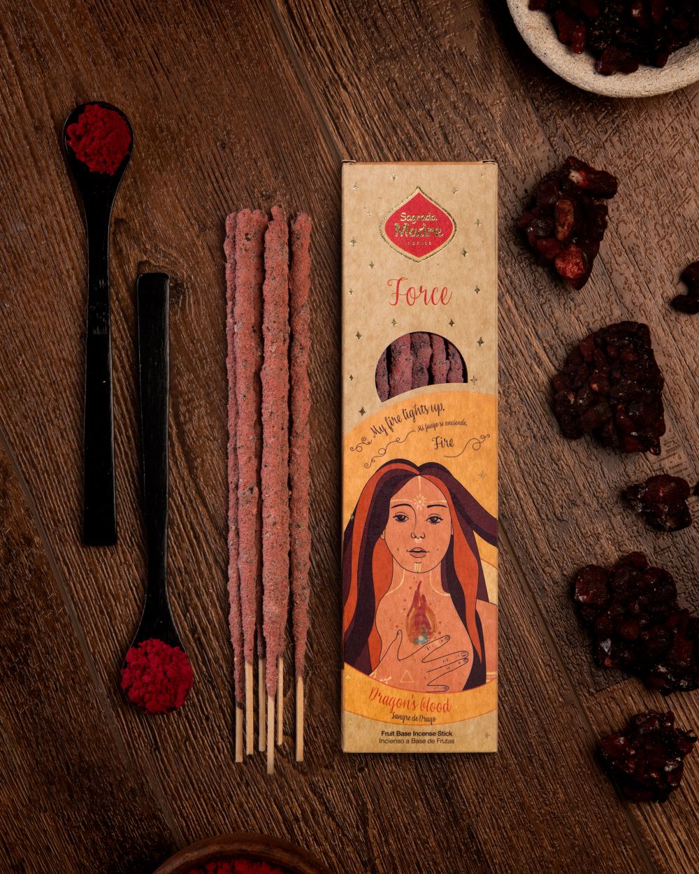 5 Elements Fire - Force Incense Stick (Sagrada Madre)